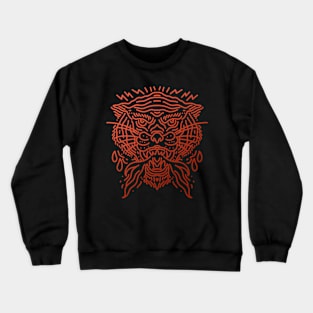 gold tiger Crewneck Sweatshirt